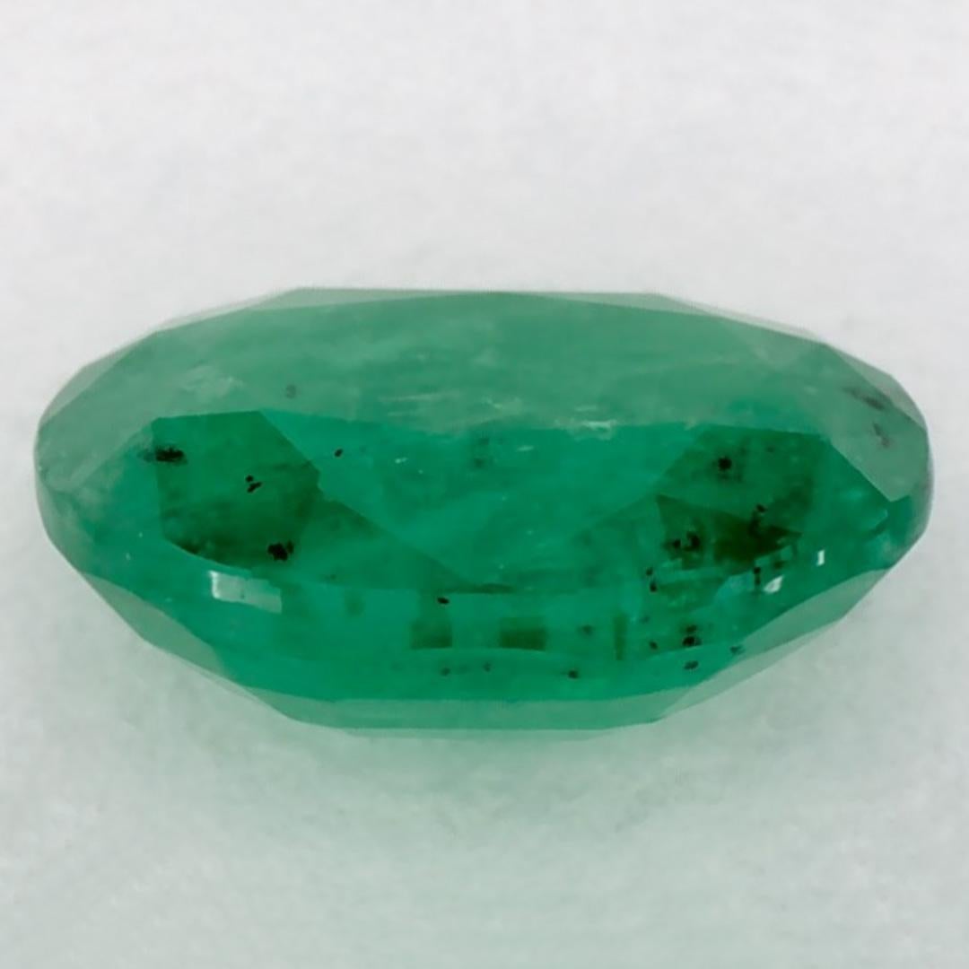 1.17 Karat Smaragd Oval Loser Edelstein im Zustand „Neu“ im Angebot in Fort Lee, NJ
