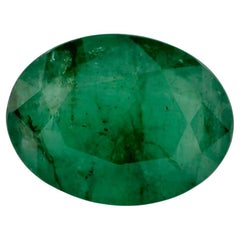 1.17 Ct Emerald Oval Loose Gemstone (pierre précieuse en vrac)