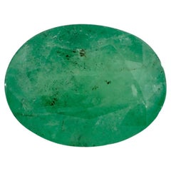 1.17 Ct Emerald Oval Loose Gemstone (pierre précieuse en vrac)