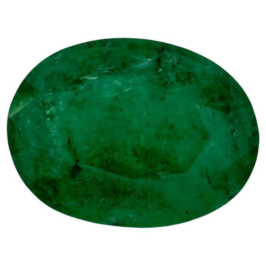 1.17 Ct Emerald Oval Loose Gemstone (pierre précieuse en vrac)
