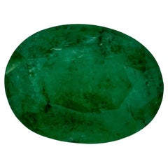 1.17 Karat Smaragd Oval Loser Edelstein