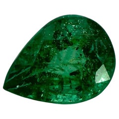 1.17 Ct Emerald Pear Loose Gemstone