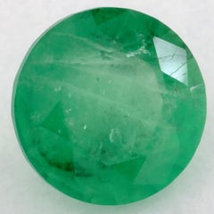 1.17 Ct Emerald Round Loose Gemstone