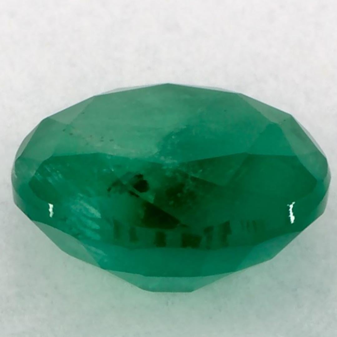 1.17 Ct Smaragd Runde Lose Edelstein im Zustand „Neu“ im Angebot in Fort Lee, NJ