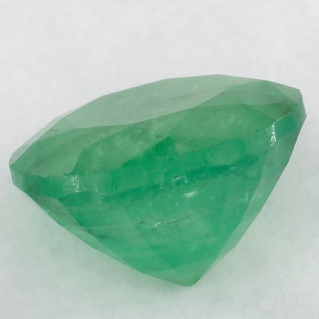 Gema suelta redonda esmeralda de 1.17 ct en Nuevo estado para la venta en Fort Lee, NJ