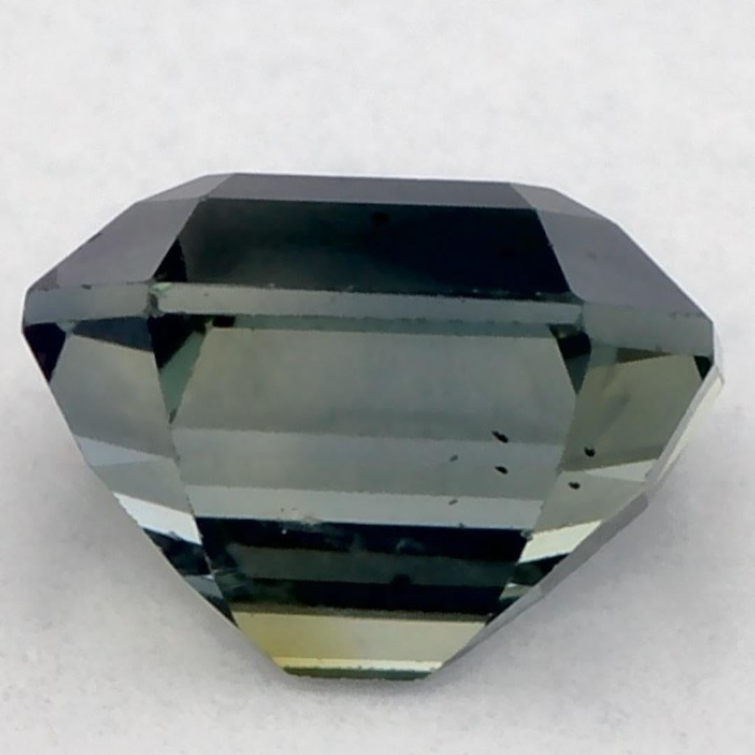 1.17 Ct Green Sapphire Octagon Loose Gemstone (pierre précieuse en vrac) Neuf - En vente à Fort Lee, NJ