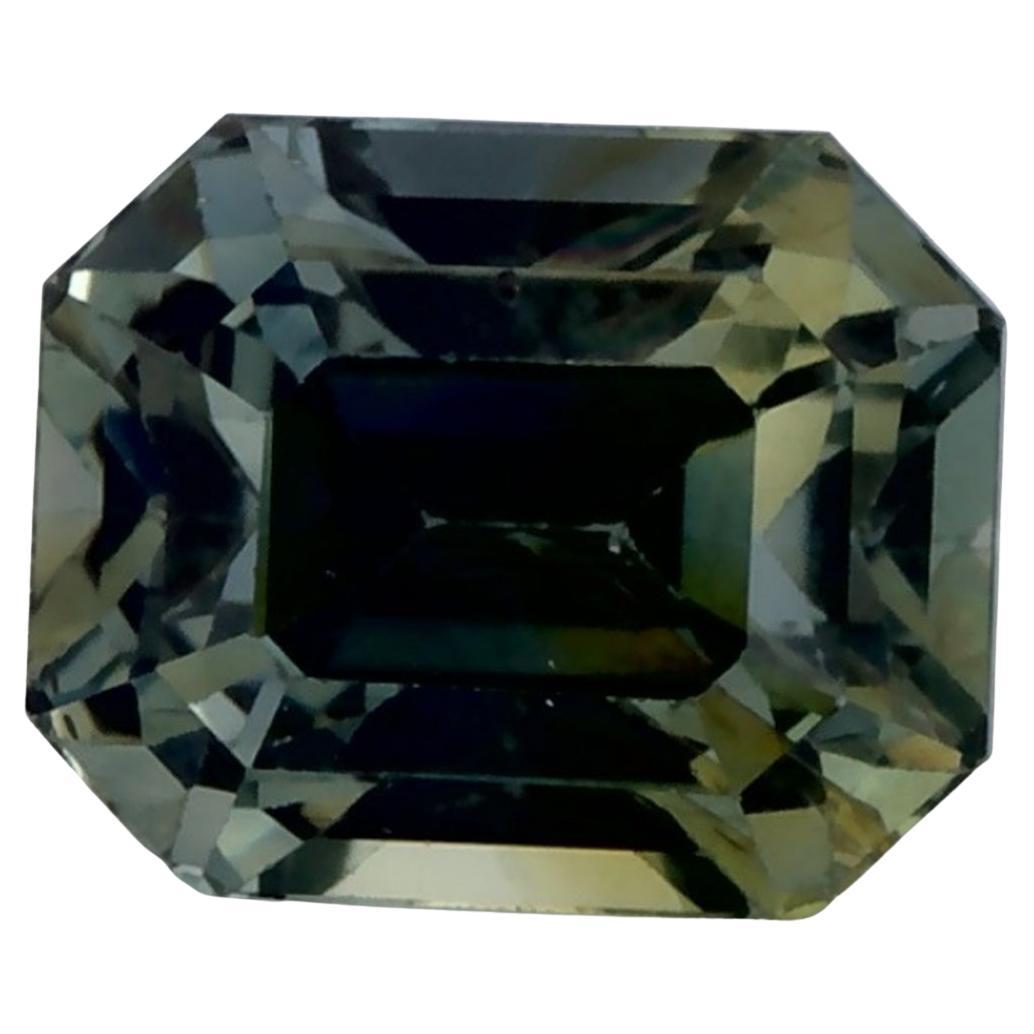 1.17 Ct Green Sapphire Octagon Loose Gemstone (pierre précieuse en vrac)
