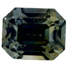 1.17 Ct Green Sapphire Octagon Loose Gemstone