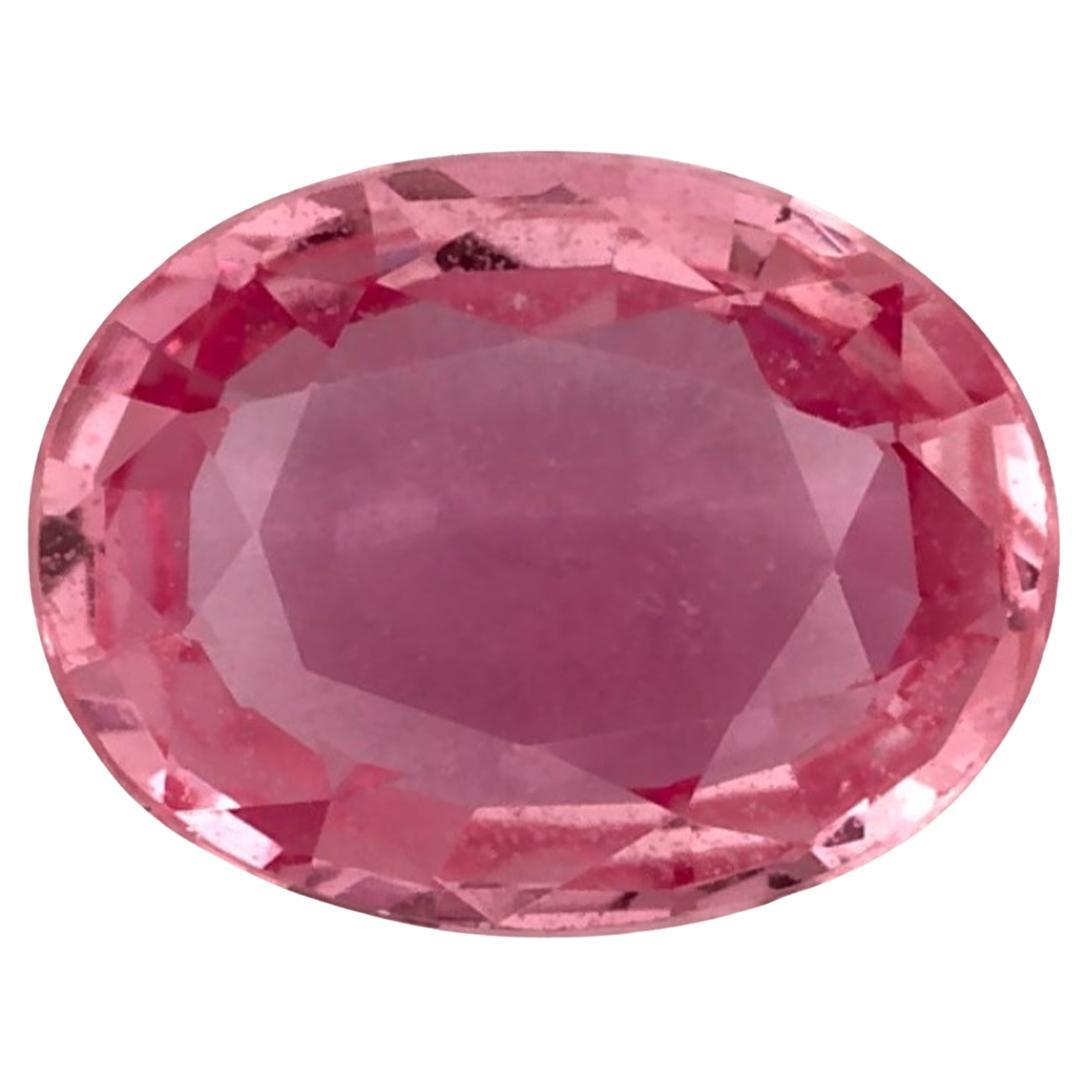 1.17 Ct Pink Sapphire Oval Loose Gemstone (pierre précieuse en vrac)