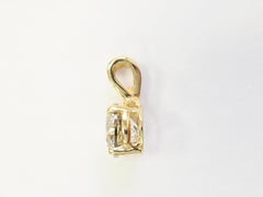 INVENTORY MARKDOWN, 1.17 ct Round Diamond Pendant in 14K Yellow Gold