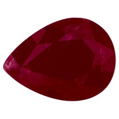 1.17 Ct Ruby Pear Loose Gemstone
