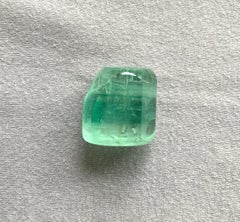 117.00 Carats Russian Emerald Tumbled Drilled For Fine Jewelry Natural Gemstone