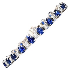 Sapphire Link Bracelets