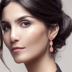 11.78 Carat Fancy Diamond 18 Karat Gold Earrings