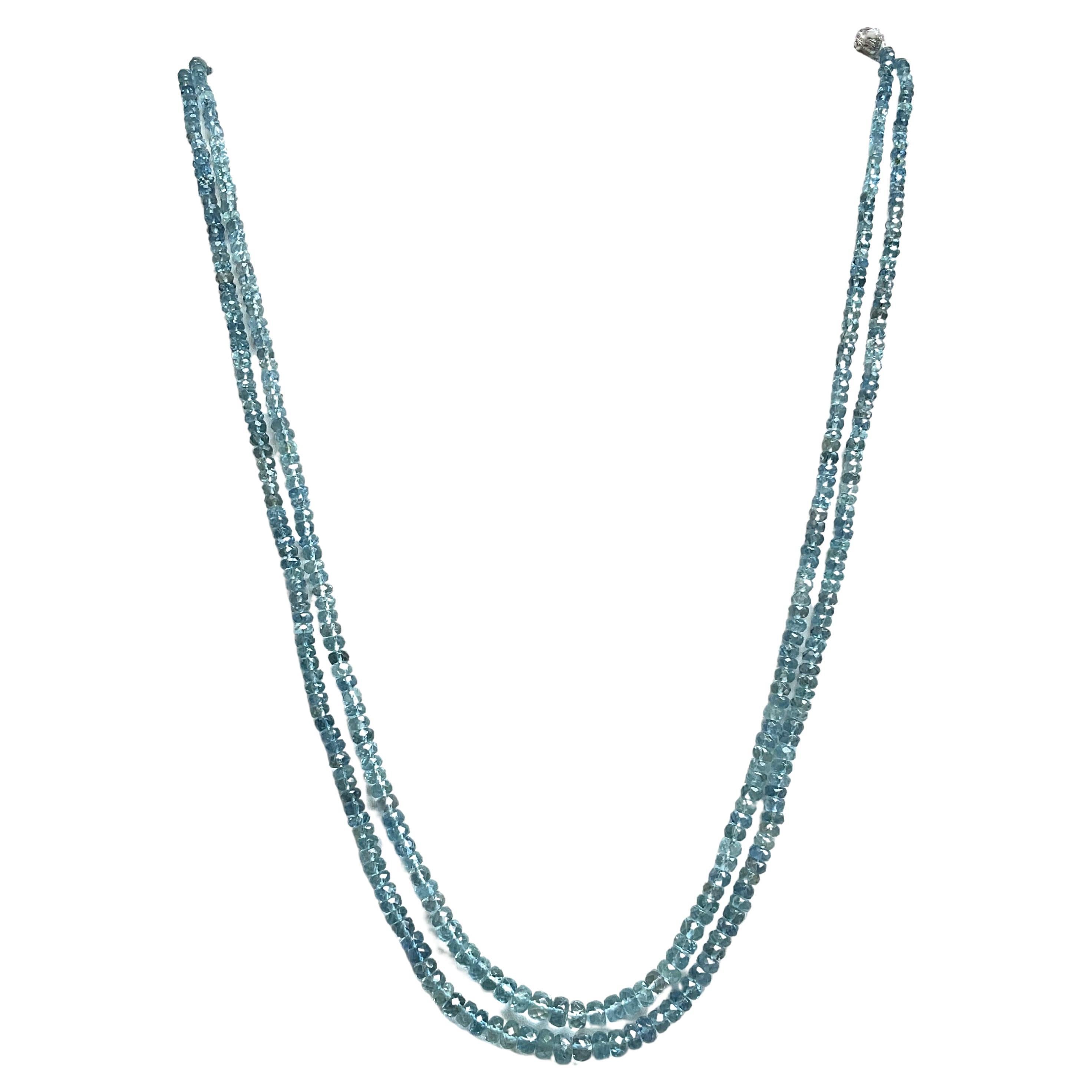 117.90 carats Aquamarine Beaded Necklace 2 Strand Faceted Beads good Quality Gem

gemstone - Aquamarine 
weight - 117.90 carats
size - 3 To 6 mm
quantity - 2 Strand
Length : 18 Inch.
