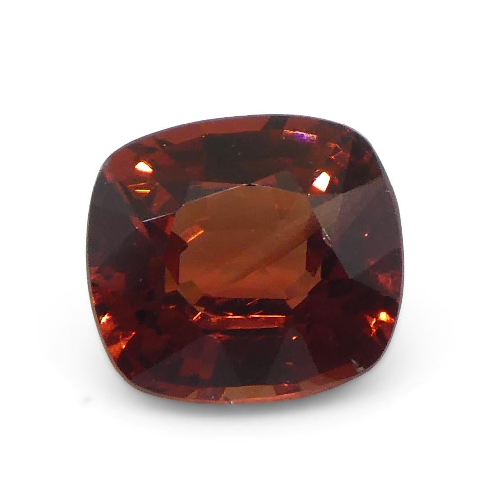 1.17ct Cushion  Red Spinel from Sri Lanka Unheated For Sale 5