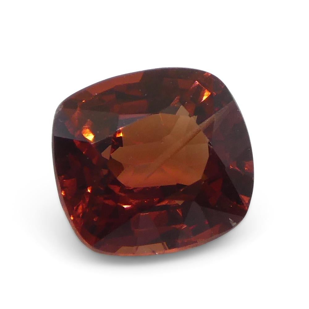 1.17ct Cushion  Red Spinel from Sri Lanka Unheated For Sale 6