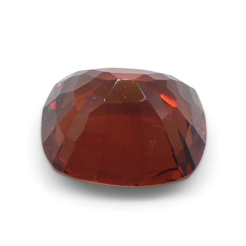 1.17ct Cushion  Red Spinel from Sri Lanka Unheated For Sale 4