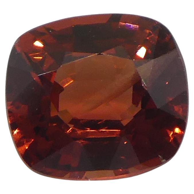 1.17ct Cushion  Red Spinel from Sri Lanka Unheated For Sale