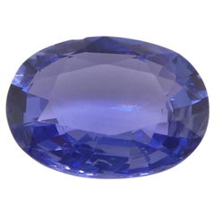 1.17ct Oval Blue Sapphire from East Africa, Unheated