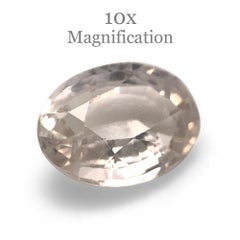 1.17ct Oval Pastel Yellow Sapphire from Sri Lanka Unheated