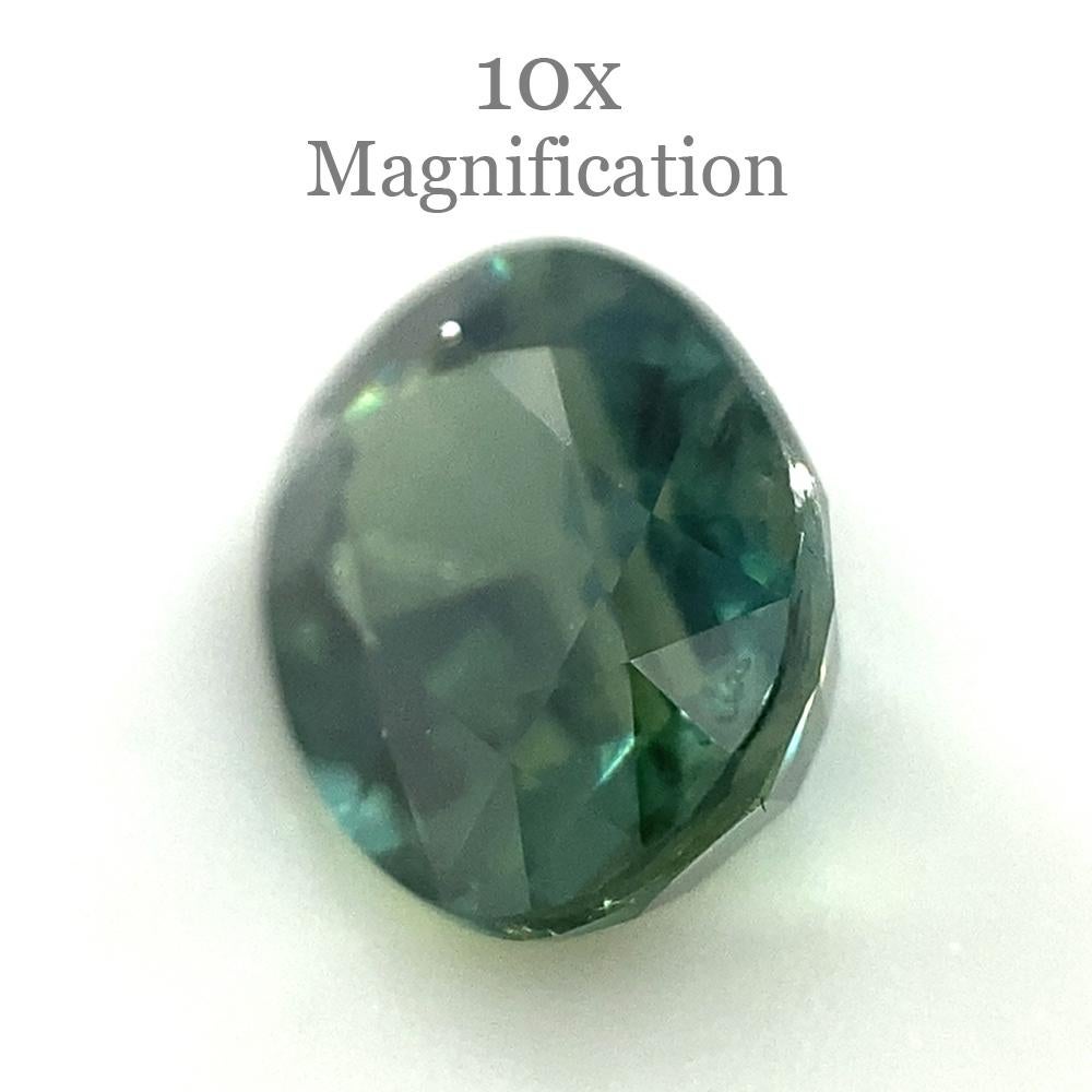 1.17ct Oval Teal Green Sapphire For Sale 14