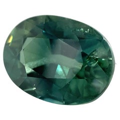 1.17ct Oval Teal Green Sapphire (saphir vert sarcelle)