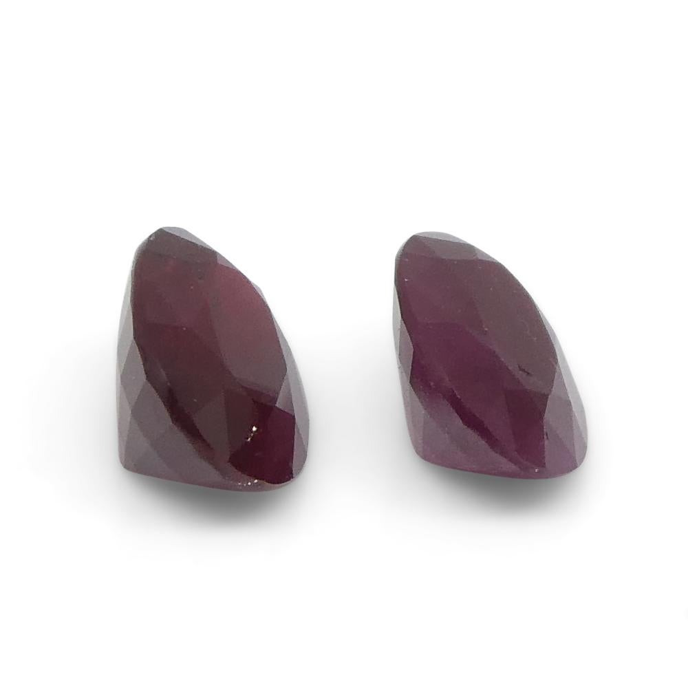 Femenino o masculino Rubí rojo ovalado de Mozambique de 1.17ct en venta