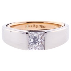 1.17ct Princess Cut Flush Mount Diamond Ring