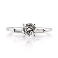 1.17ct Round Brilliant Cut Diamond Engagement Ring
