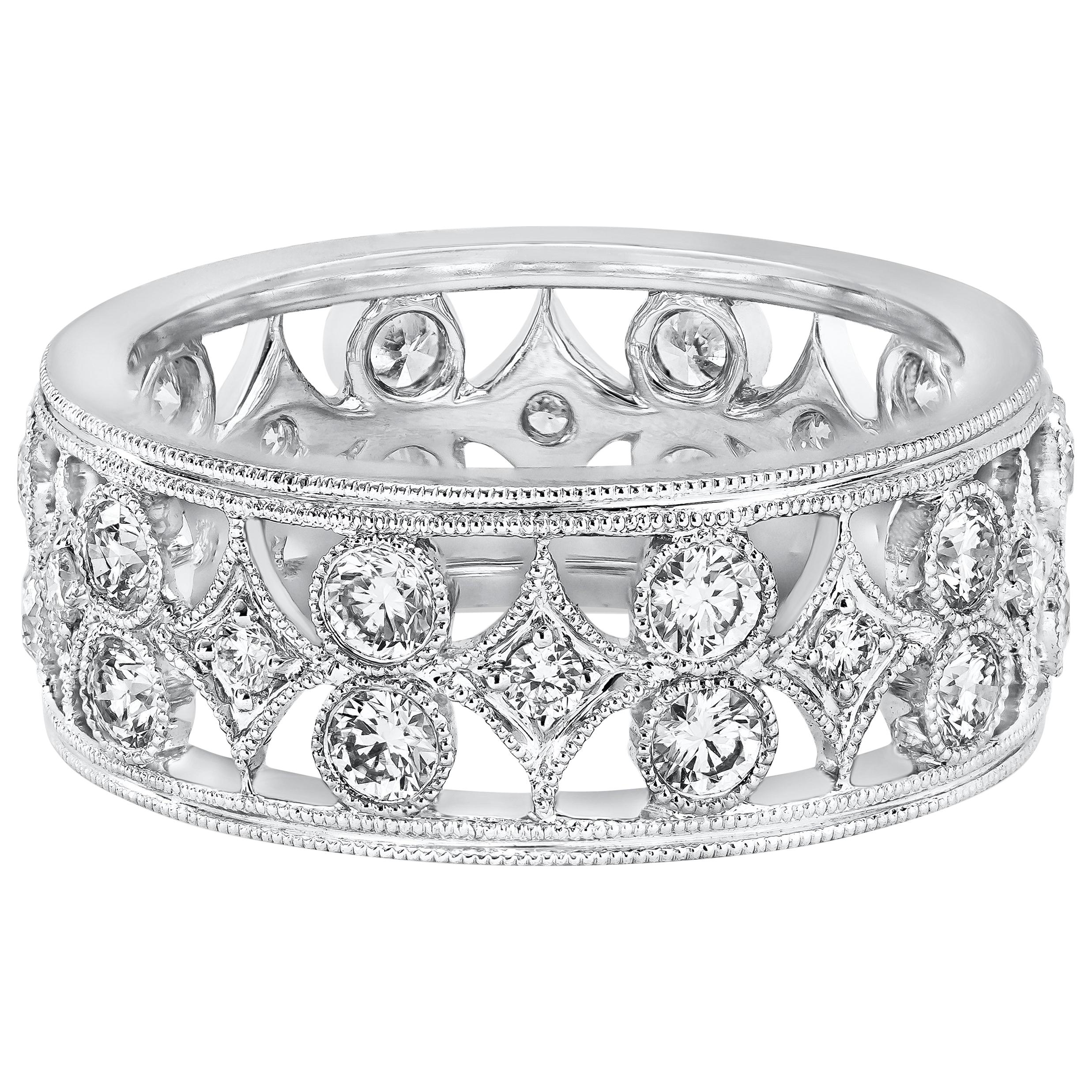 Roman Malakov 1.18 Carat Diamond Fashion Band Ring