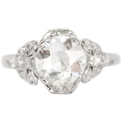 1.18 Carat Diamond Platinum Engagement Ring