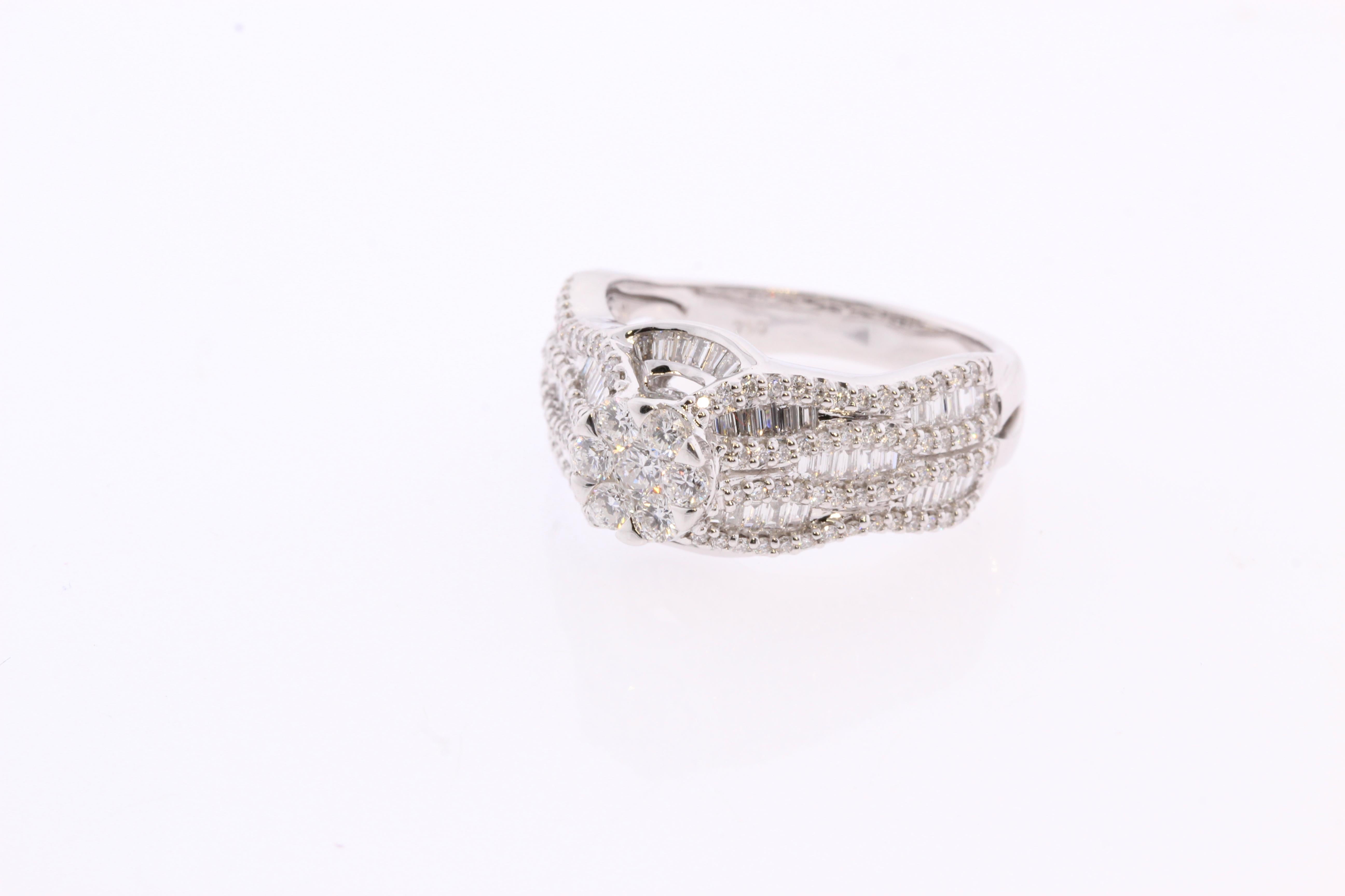 1.18 Carat Diamond Ring in 18 Karat Gold In New Condition For Sale In Bangkok, 10