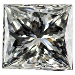 Diamant taille princesse de 1,18 carat non serti H / VS1 certifié GIA