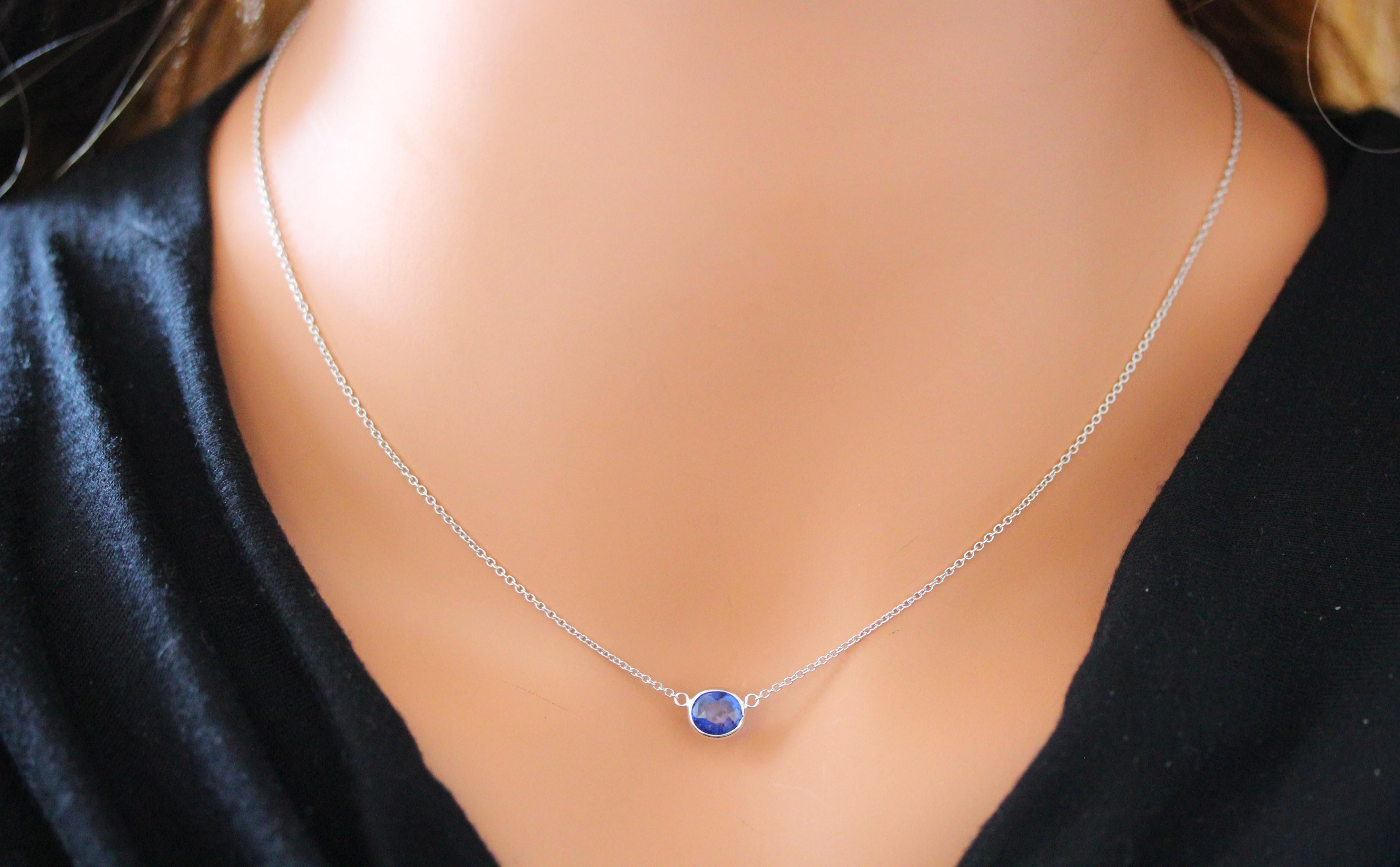 blue sapphire necklaces