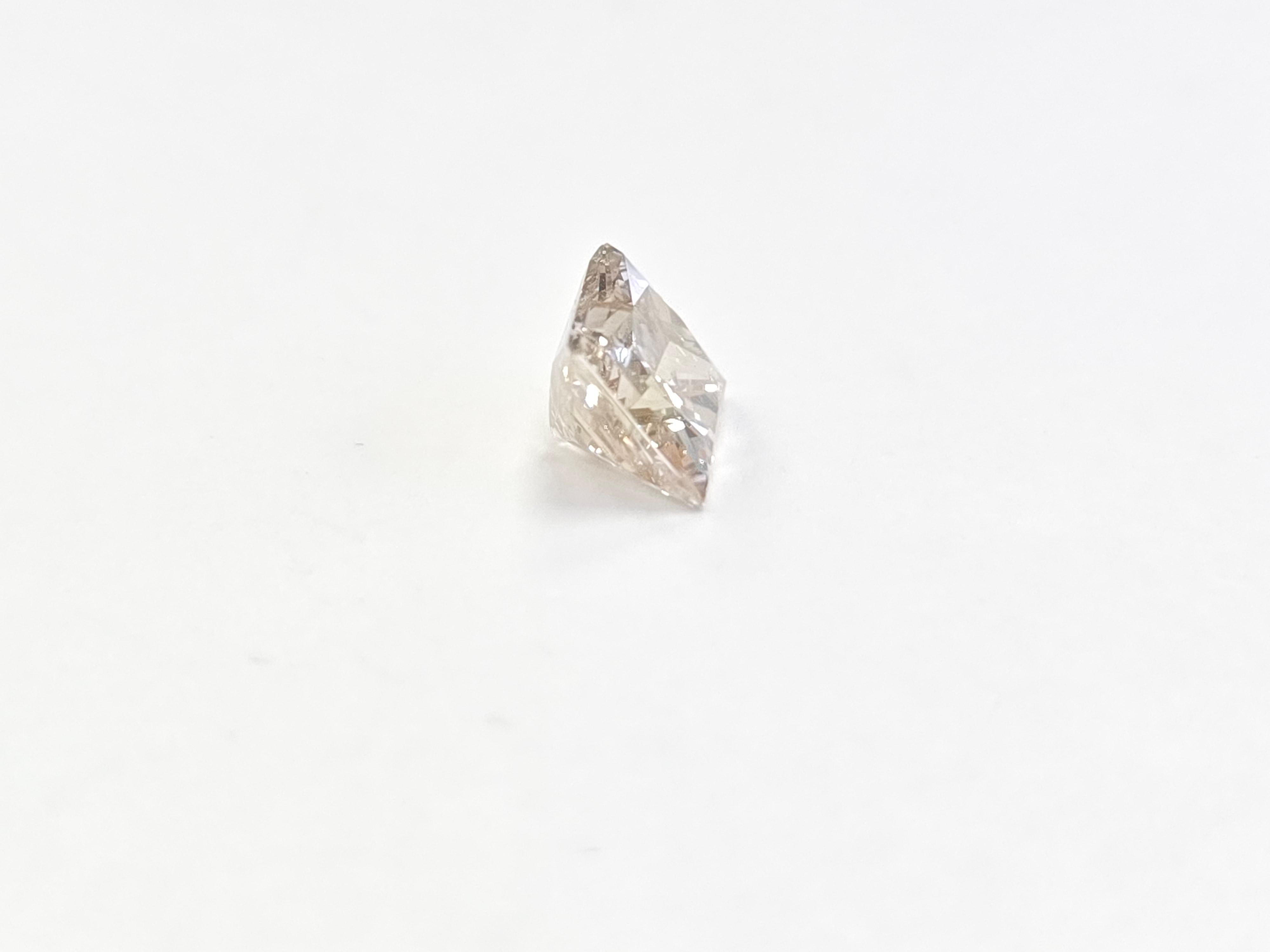 1.18 Carat Princess Shape Natural Diamond For Sale 1