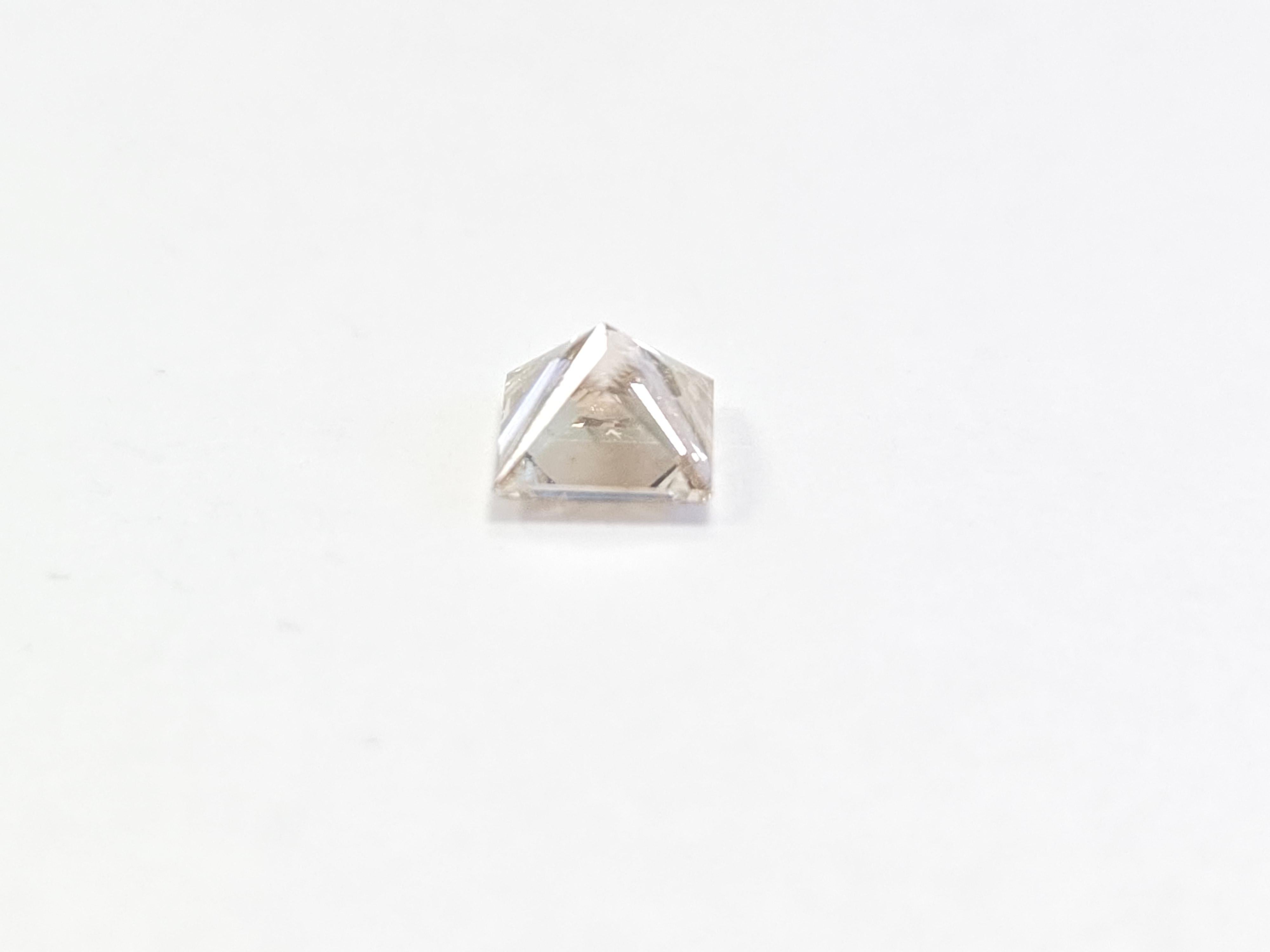 1.18 Carat Princess Shape Natural Diamond For Sale 4