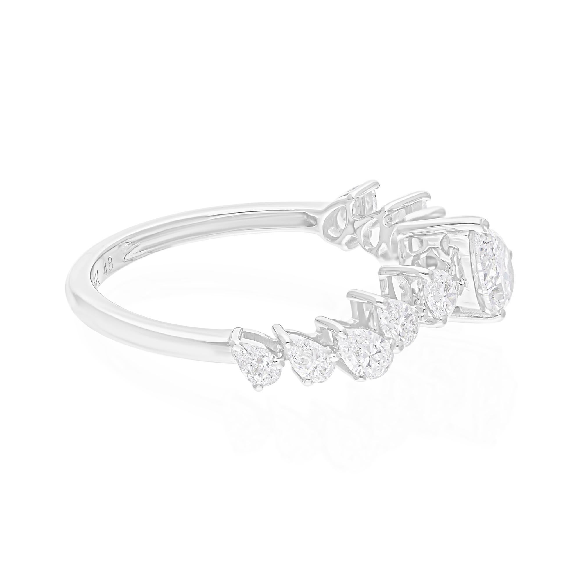 Dieser exquisite Ring ist aus 18-karätigem Gold gegossen und mit 1,18 Karat funkelnden Diamanten besetzt.

FOLLOW SPECTRUM JEWELS Storefront, um die neueste Collection'S und exklusive Stücke zu sehen. Spectrum Jewels ist stolz darauf, ein Top Seller