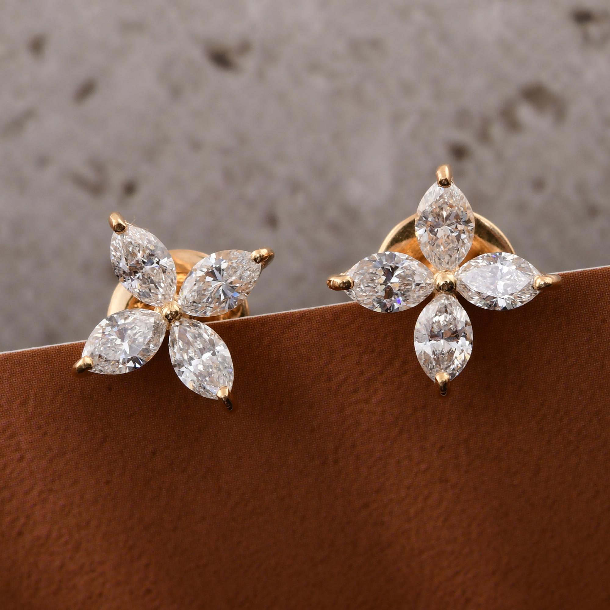 Cast from 18-karat gold, these exquisite earrings are handset with 1.18 carats of sparkling diamonds.

FOLLOW SPECTRUM JEWELS storefront to view the latest collection & exclusive pieces. Spectrum Jewels is proudly rated as a Top Seller on 1stdibs