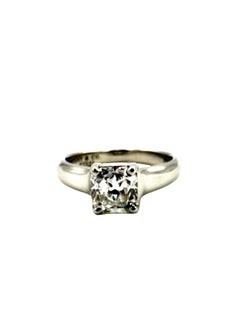 1.18 Carat Tiffany & Co. Lucida Diamond & Platinum Ring
