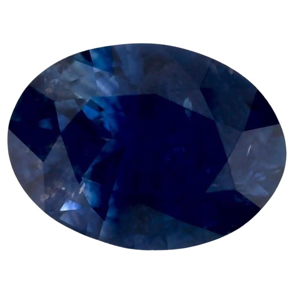 1.18 Ct Blue Sapphire Oval Loose Gemstone