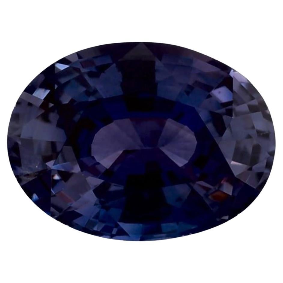 1.18 Ct Blue Sapphire Oval Loose Gemstone