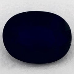 1.18 carati di zaffiro blu ovale sfuso