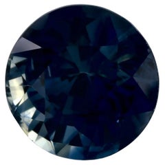 1.18 Ct Blue Sapphire Round Loose Gemstone