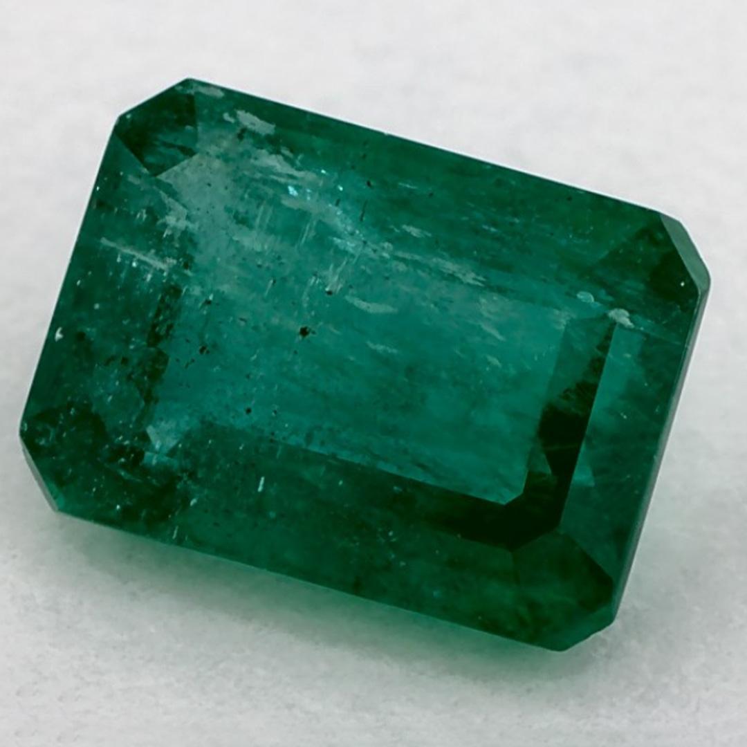 Octagon Cut 1.18 Ct Emerald Octagon Loose Gemstone For Sale