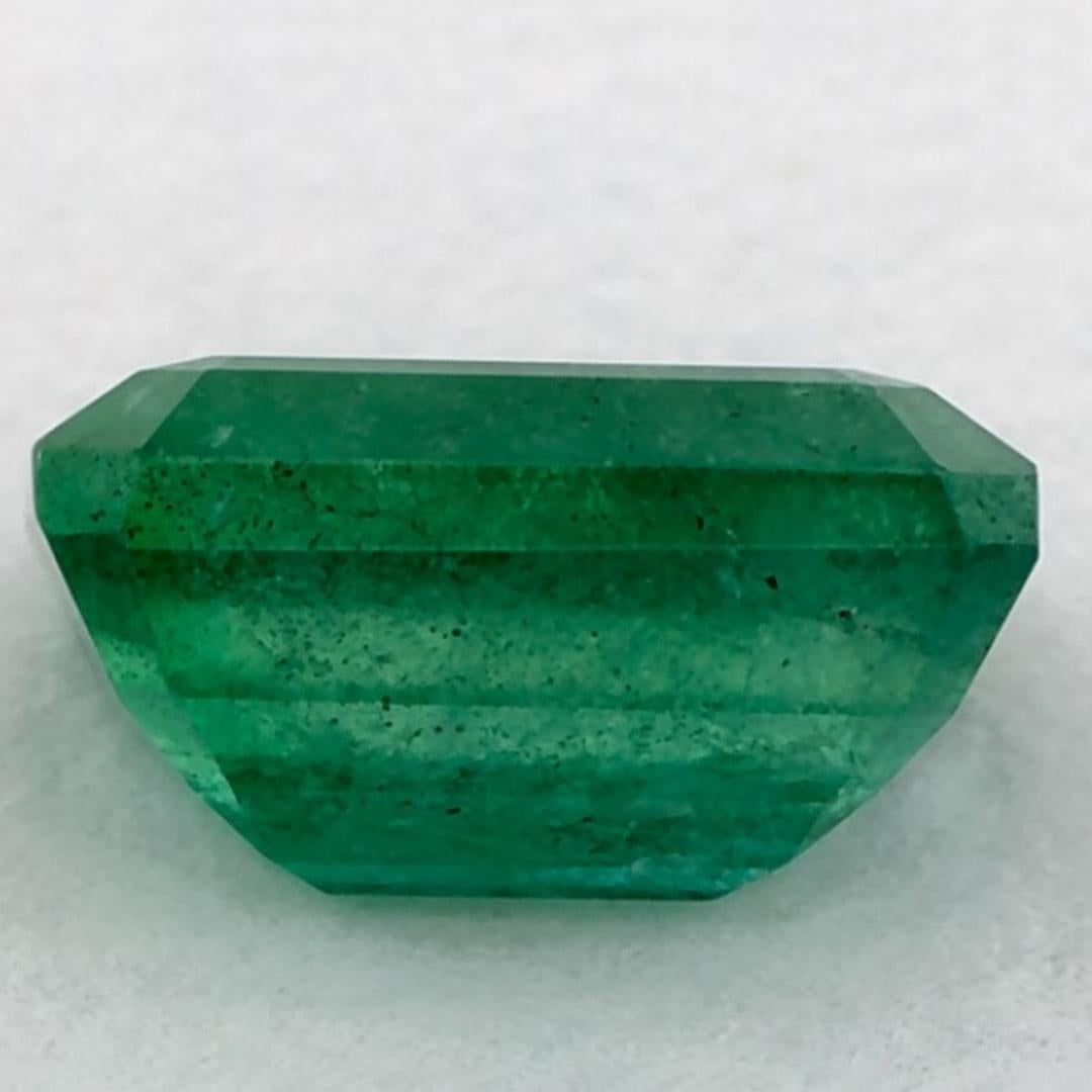 1.18 Ct Emerald Octagon Loose Gemstone In New Condition For Sale In Fort Lee, NJ
