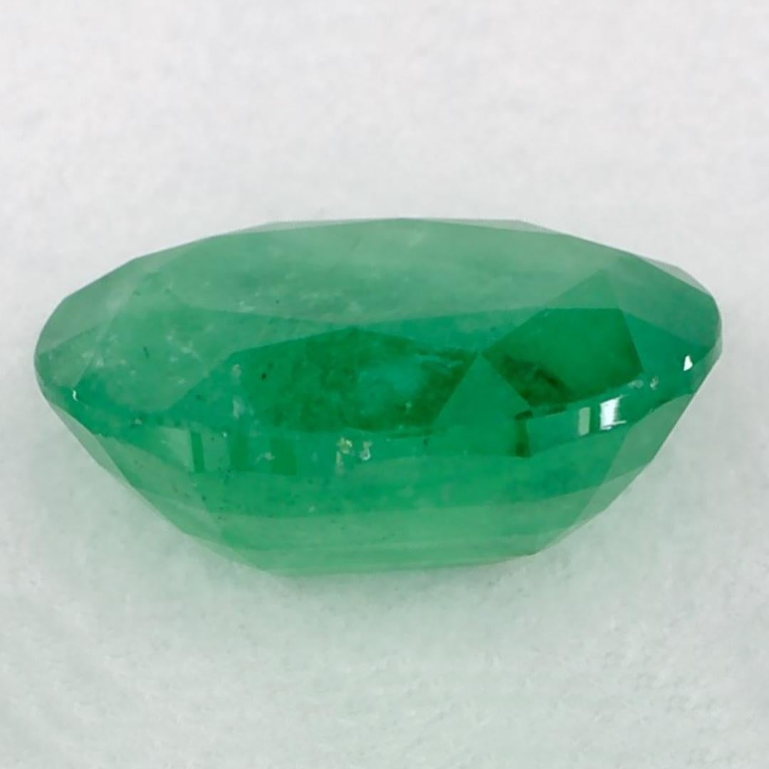 1.18 Karat Smaragd Oval Loser Edelstein im Zustand „Neu“ im Angebot in Fort Lee, NJ