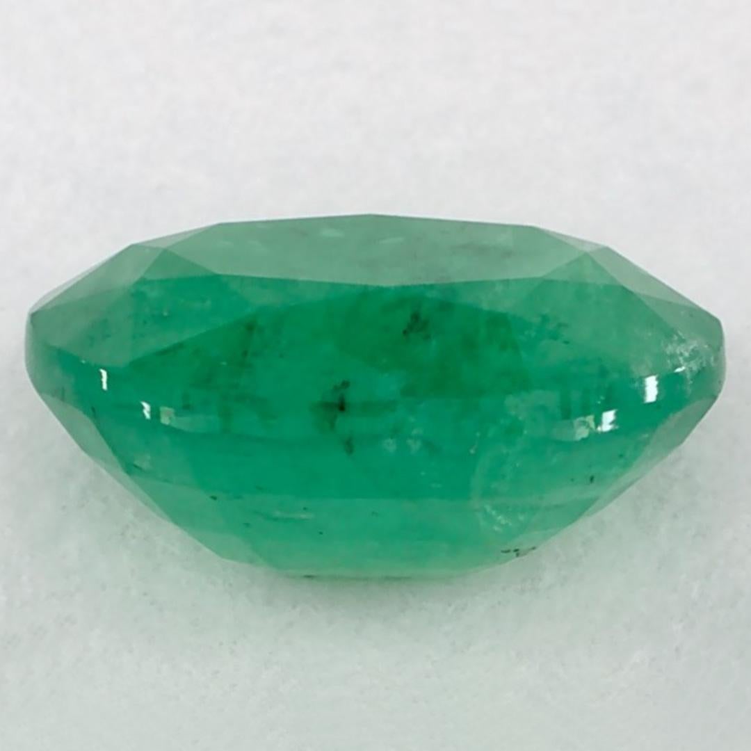 1.18 Karat Smaragd Oval Loser Edelstein im Zustand „Neu“ im Angebot in Fort Lee, NJ