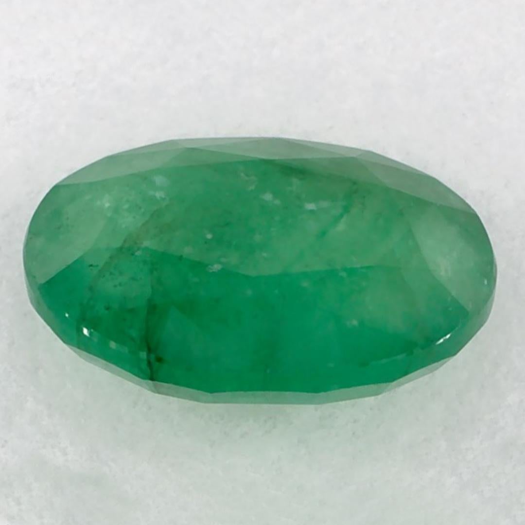 1.18 Karat Smaragd Oval Loser Edelstein im Zustand „Neu“ im Angebot in Fort Lee, NJ