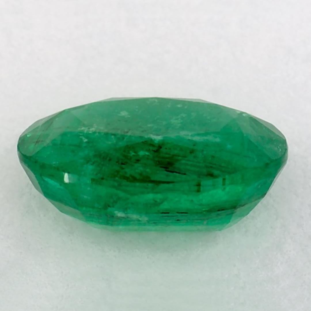 1.18 Karat Smaragd Oval Loser Edelstein im Zustand „Neu“ im Angebot in Fort Lee, NJ